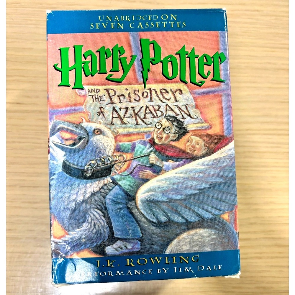 HTF Harry Potter Prisoner of Azkaban Audiobook 7 Cassette Tape Jim Dale